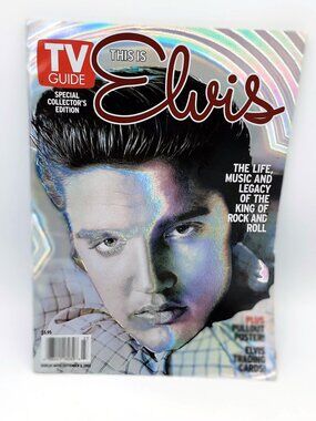 THIS IS ELVIS TV Guide Special Collector’s Ed Sept 3 2002 with POSTER & Cards